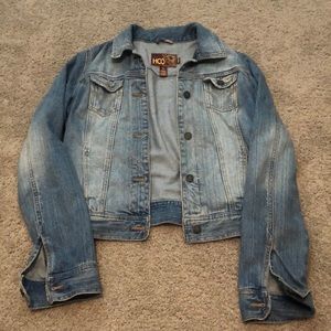 4/$20 Hollister stretch jean jacket Sz M